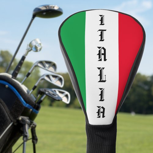 Italy Italian Flag Red White Green Italia Golf Head Cover