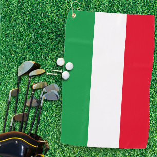 Italy Italian Flag Red White Green Italia Golf Towel