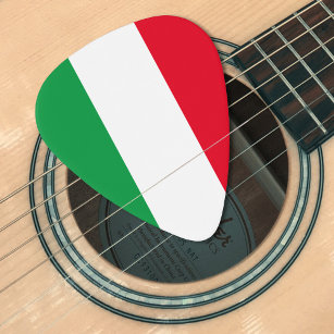 Italy Italian Flag Red White Green Italia Guitar Pick