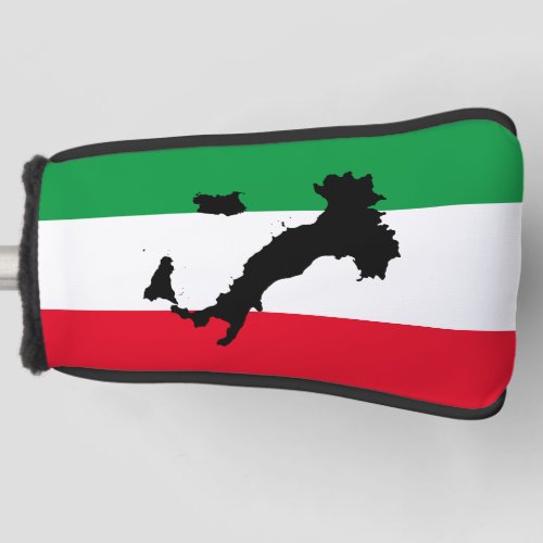 Italy Italian Flag Red White Green Italia Map Golf Head Cover