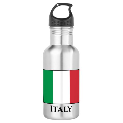 Italy Italian Flag Stainless Steel Water Bottle