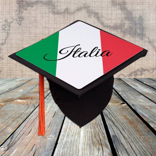Italy  Italian Flag _ Students University Graduation Cap Topper