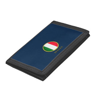 Italy - Italian Flag Trifold Wallet