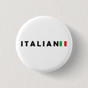 Italy Italian, I love Italy  Button