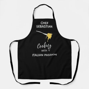 *~* Italy Italian Italia CHEF Personalize Apron
