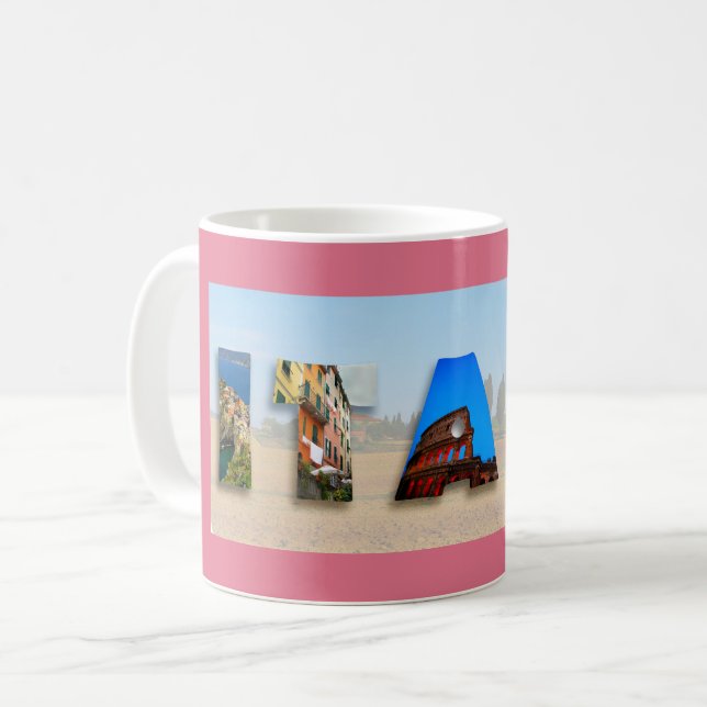 Italy Italian Travel Photo Coffee Mug (Front Left)