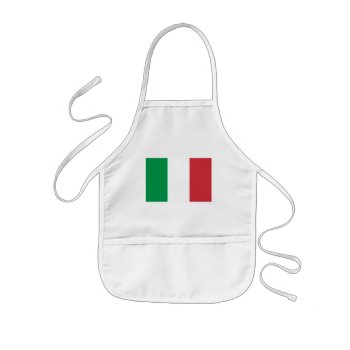 Italy Kids' Apron by flagart at Zazzle