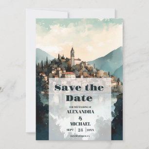 Italy Lake Como Destination Wedding Save The Date
