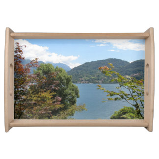 Italy, lake Como Serving Tray