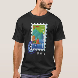 Italy Lake Como Stamp Italophile Souvenir T-Shirt