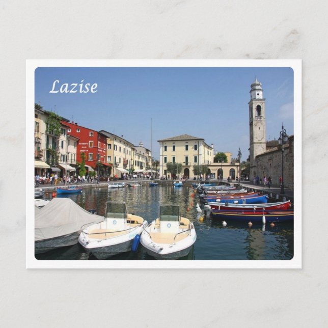 Italy - Lake Garda - Lazise - Port - Postcard (Front)