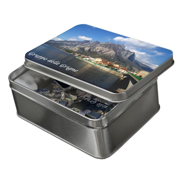 Italy - Lake Maggiore - Stresa - Jigsaw Puzzle (Lid Open)