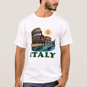 Italy Landmark Passion T-Shirt Design