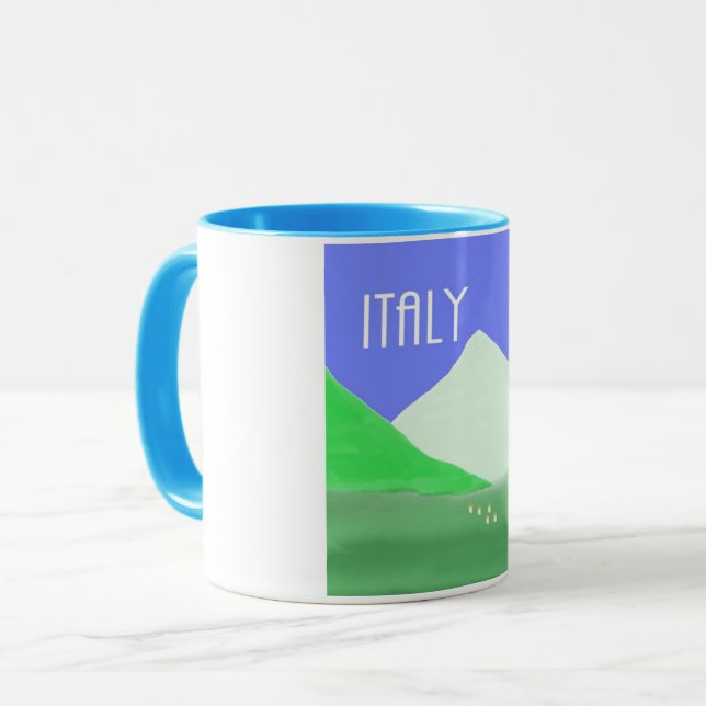 italy landscape painting art mug (Front Left)