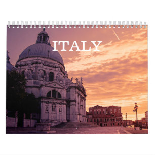 Italy landscapes calendar