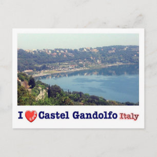 Italy - Lazio - Castel Gandolfo - I Love - Postcard