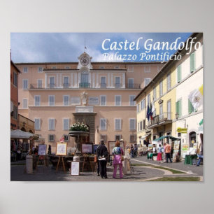 Italy - Lazio - Castel Gandolfo - Papal Papal - Poster