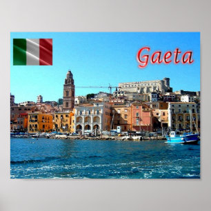 Italy - Lazio - Gaeta Medioevale - Sea View - Poster