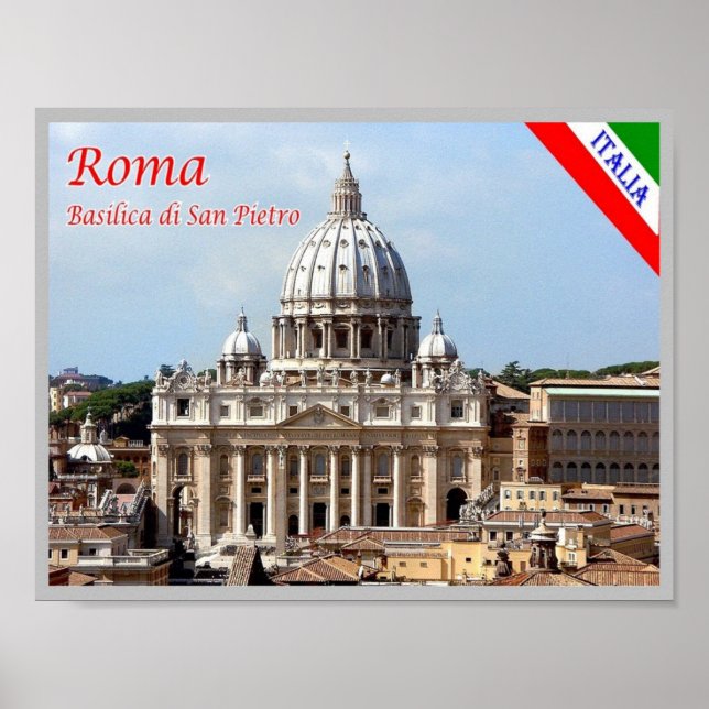Italy - Lazio - Rome - Basilica of Saint Peter - Poster (Front)