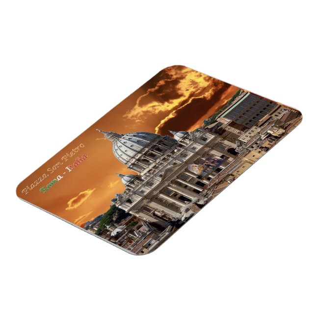 Italy - Lazio - Rome - Saint Peter - Basilica - Magnet (Left Side)