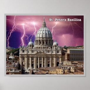 Italy - Lazio - Rome - St. Peter's Basilica - Poster