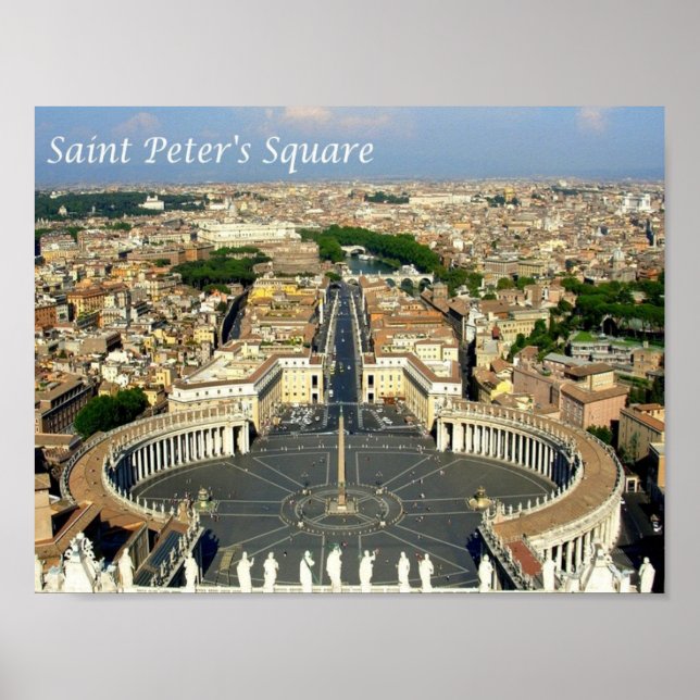 Italy - Lazio - Rome - St. Peter's Square - Poster (Front)