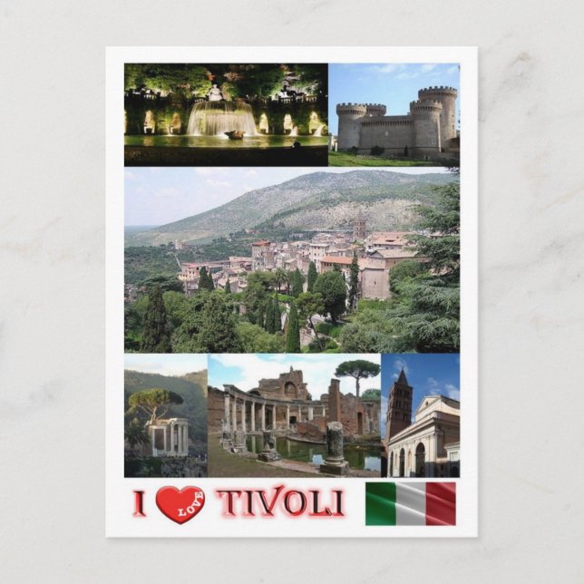 Italy - Lazio - Tivoli - I Love - Postcard (Front)