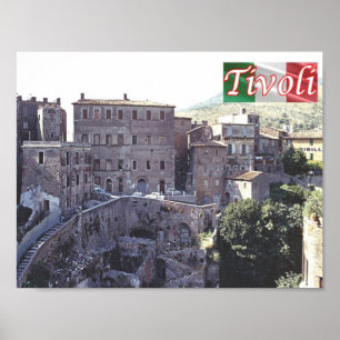 Italy - Lazio - Tivoli - Old Town - Poster