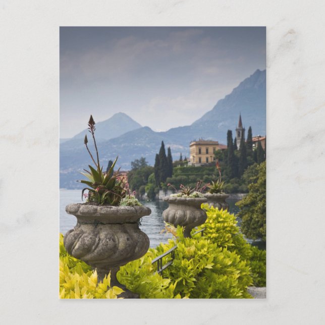 Italy, Lecco Province, Varenna. Villa Monastero, 2 Postcard (Front)
