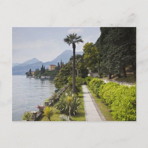 Italy Lecco Province Varenna Villa Monastero Postcard