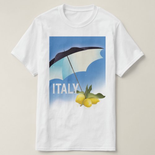 Italy Lemons Vintage style travel poster T_Shirt