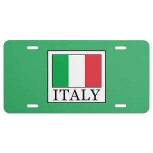 Italy License Plate