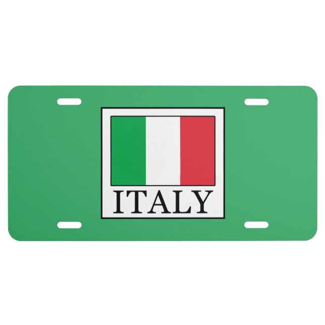Italy License Plate (Front)