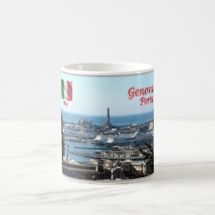 Italy - Liguria - Genoa - Harbour - Coffee Mug