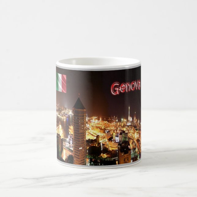 Italy - Liguria - Genoa - Harbour - Coffee Mug (Center)