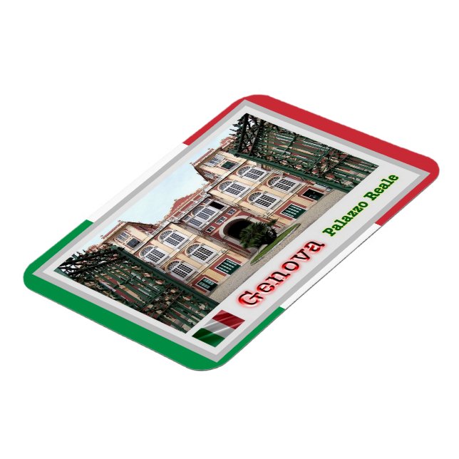Italy - Liguria - Genoa - Royal Palace - Magnet (Left Side)