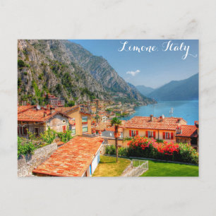 Italy Limone Sur Garda Postcard