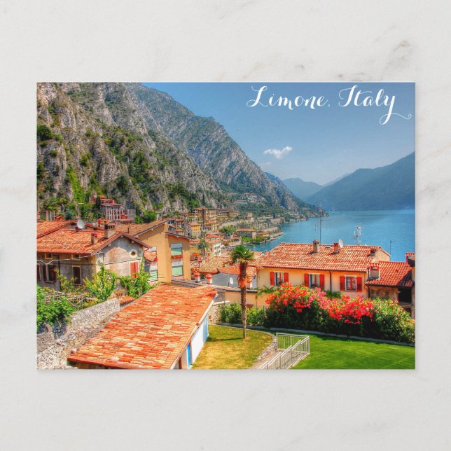Italy Limone Sur Garda Postcard (Front)