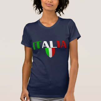 Italy logo flag of Italy shield for Italians T-Shirt