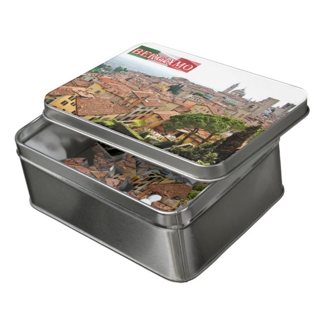 Italy - Lombardy - Bergamo - Jigsaw Puzzle (Lid Open)