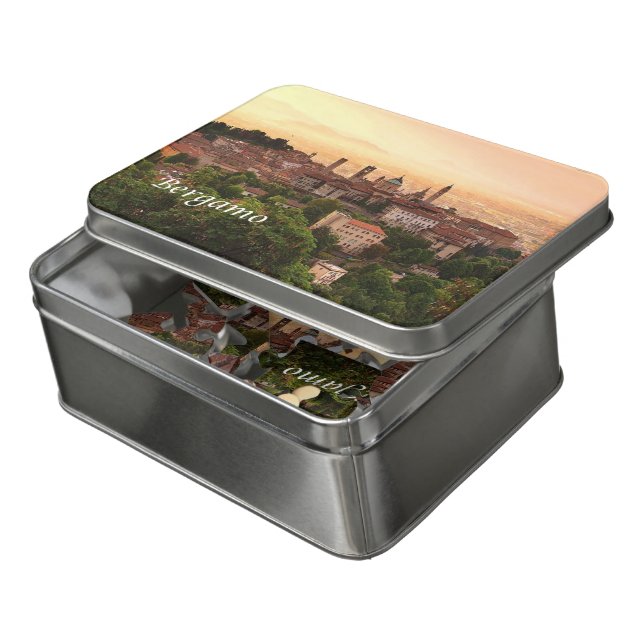 Italy - Lombardy - Bergamo - Sunrise - Jigsaw Puzzle (Lid Open)