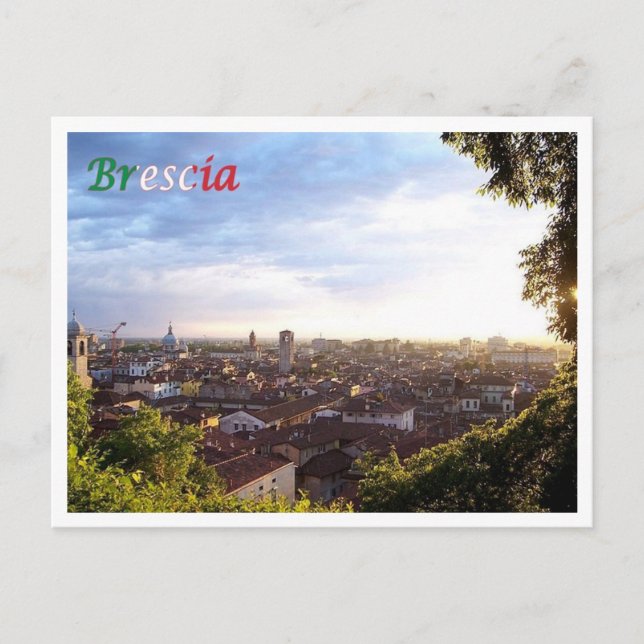 Italy - Lombardy - Brescia - Sunset - Postcard (Front)