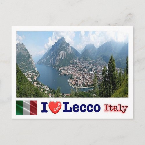 Italy _ Lombardy _ Lecco _ Postcard