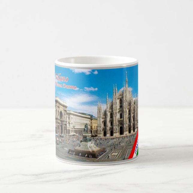Italy - Lombardy - Milan - Duomo  Square - Coffee Mug (Center)