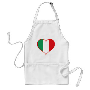 Italy Love Adult Apron