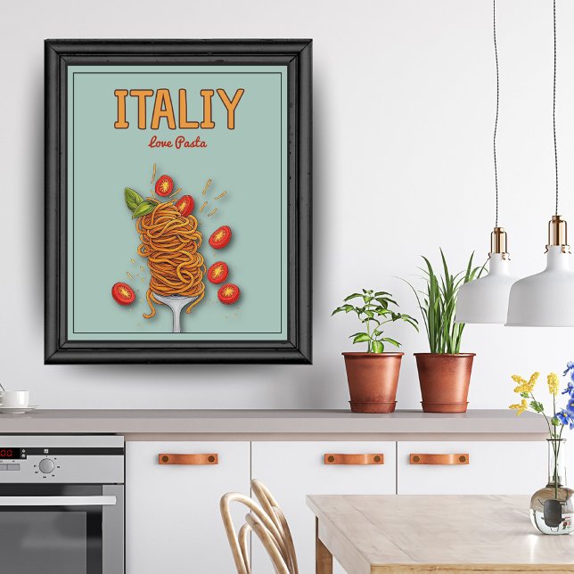 Italy Love Pasta  Poster (Creator Uploaded)
