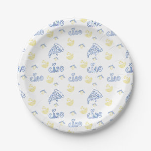Italy Lover– Ciao Italian Vibes Paper Plates