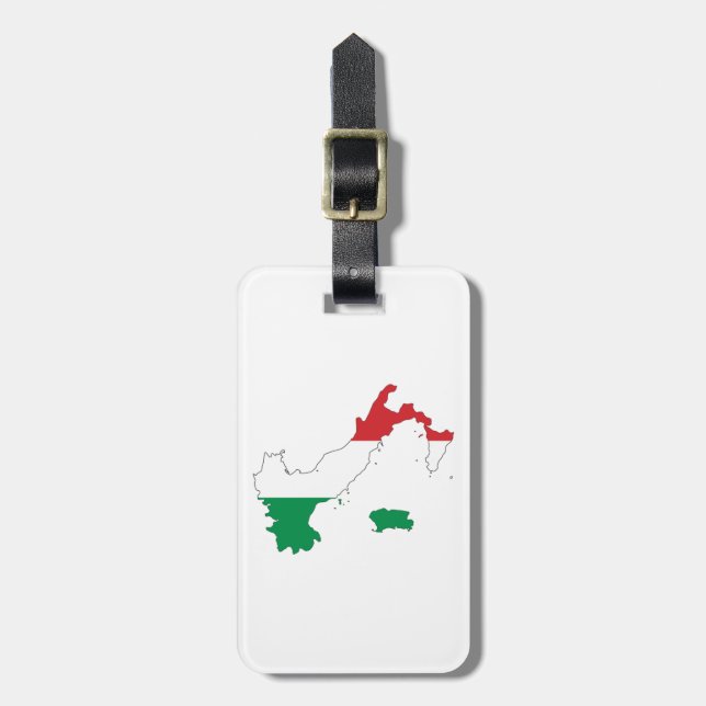 Italy Luggage Tag (Front Vertical)