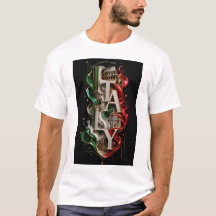 Italy Luxury Marble Typography 3D