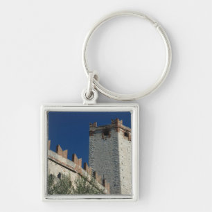 Italy, Malcesine, Lake Garda, Castle Scaligero 2 Keychain